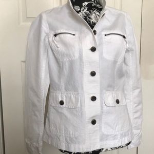 Eddie Bauer White Jacket, Size S